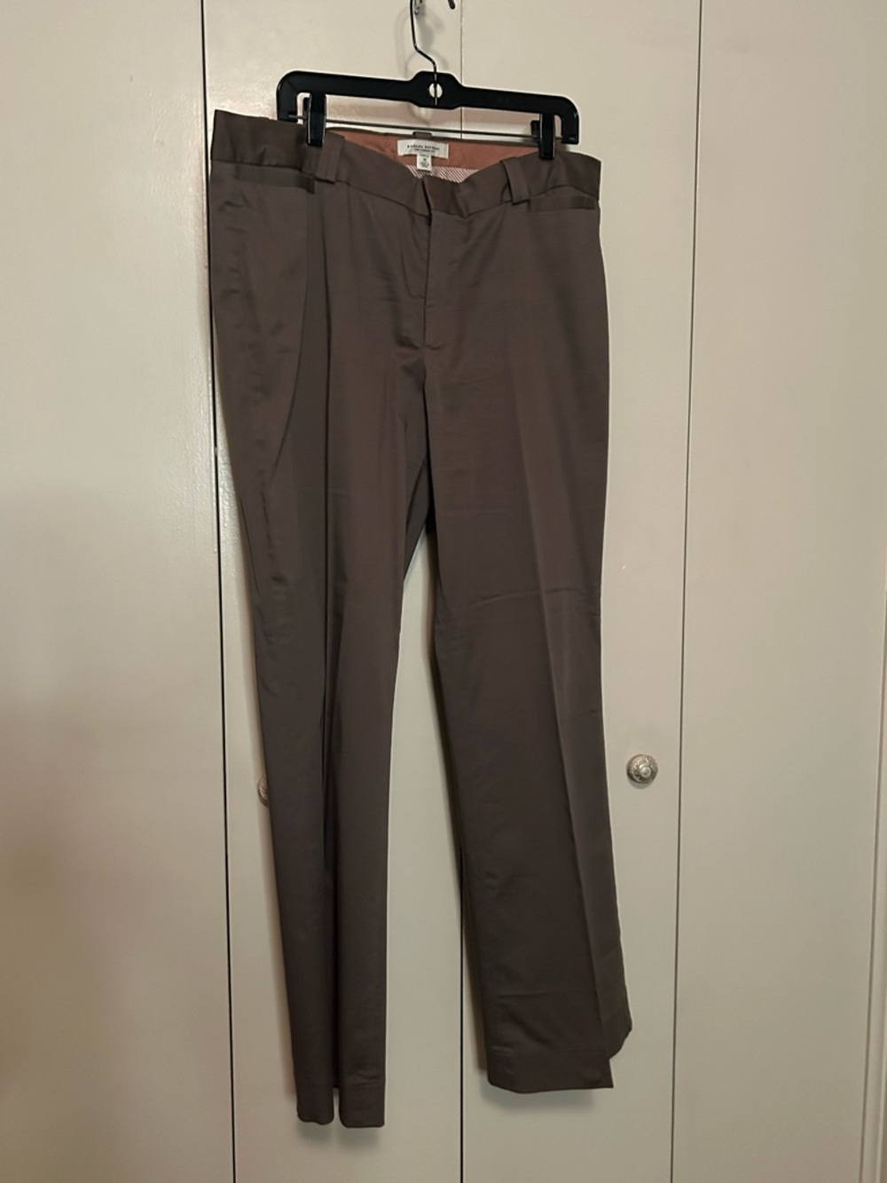 Banana Republic Taupe Logan Fit Wide Leg Trousers